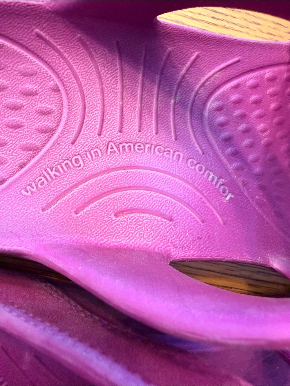 NUU SOL Pink Rose Purple Walkable Comfort Slip-On Sandals - Picture 6 of 13